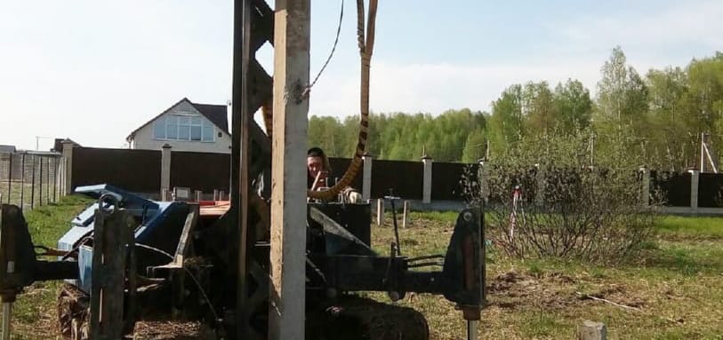 Фундамент на забивных ЖБ сваях