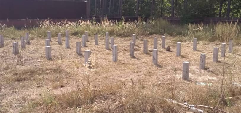 Фундамент на забивных ЖБ сваях